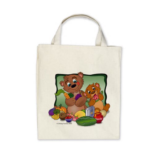 Health Nut Bears Organic Tote Tote Bag