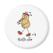 Health Nut magnets by stick_figures Health Nut magnets