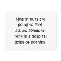 Health Nuts postcards by fullofNuts Health Nuts postcards
