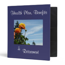 Health Plan binders Employee Benefits Retirement