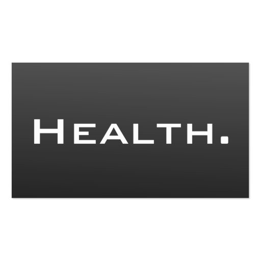 Health Professional Business Card- Modern