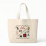 Health Symbols Tote Bags