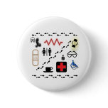 Health Symbols Buttons
