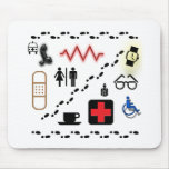 Health Symbols Mousepads