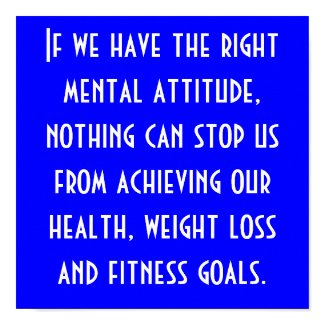 Health, Weight Loss and Fitness Goals print