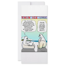 HEALTHCARE OR EXTINCTION rack cards by cabinfeverdavid HEALTHCARE OR EXTINCTION rack cards