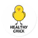 Healthy Chick stickers