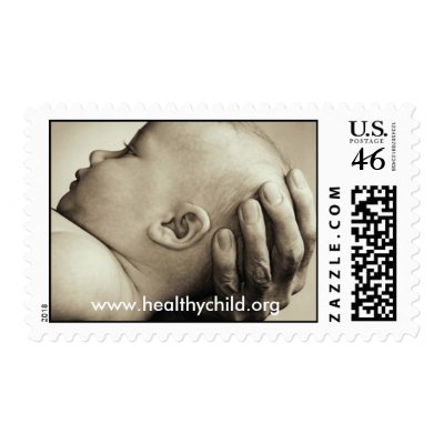 Healthy Child Baby in Hands Stamps by checnet