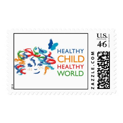 Healthy Child Healthy World Stamp by checnet