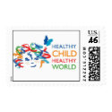 Healthy Child Healthy World Stamp by checnet Healthy Child Healthy World Stamp
