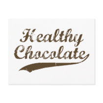 Healthy Chocolate postcards by marketchocolate Healthy Chocolate postcards