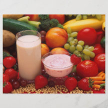 Healthy food custom flyer