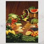 Healthy food personalized flyer