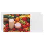 Healthy food rack cards