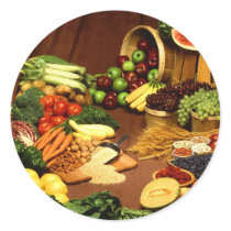 Healthy food sticker