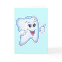 Healthy Happy Tooth Greeting Card
