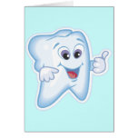 Healthy Happy Tooth Greeting Card