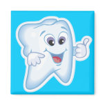 Healthy Happy Tooth Fridge Magnet