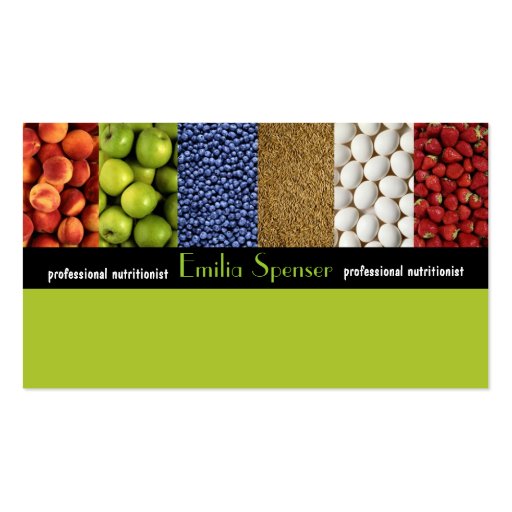 Healthy life  business card