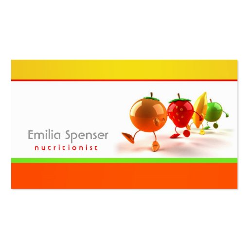 Healthy life  business card