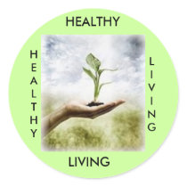 HEALTHY, LIVING, HEALTHY... stickers by peaceandhappiness HEALTHY, LIVING, HEALTHY... stickers