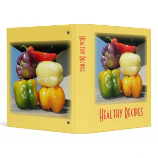 Healthy Recipes binder