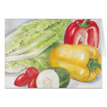 Healthy Salad Card cards