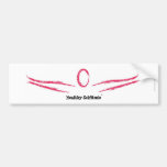 Healthy Selfitude bumper sticker