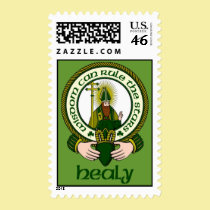 Healy Clan Motto Postage Stamps stamps