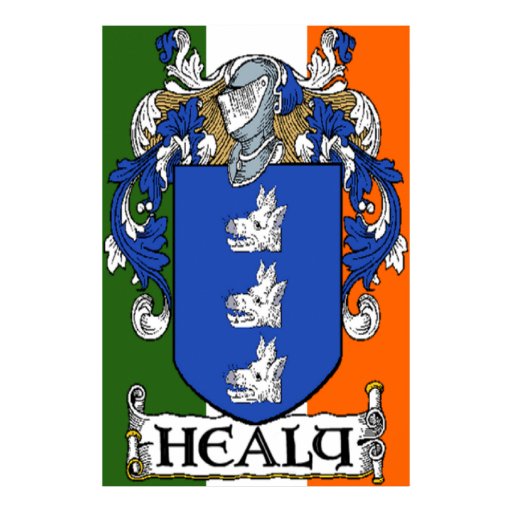 Healy Coat of Arms Print Zazzle