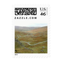 Healy Pass, Beara Peninsula, Ireland. Stamp