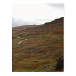 Healy Pass, Winding Road in Ireland. Post Card