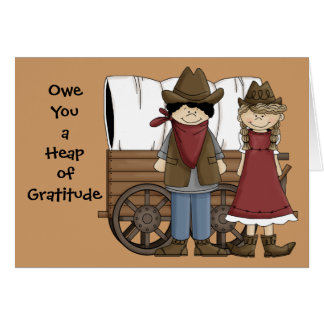 Western Thank You Cards | Zazzle