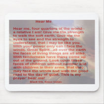 Hear me NA buffalo Mouse Mat