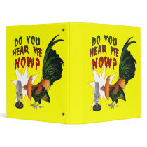 Hear Me Now? Vinyl Binder