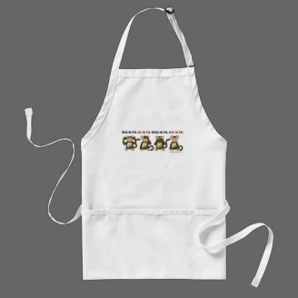 Hear No Evil Have No Fun Apron