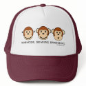 Hear No Evil Monkeys Hat