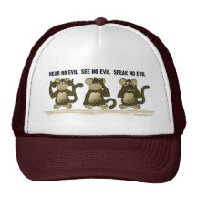 Hear No Evil Monkeys Hat