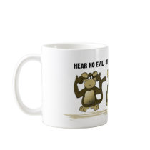 Hear No Evil Monkeys mugs