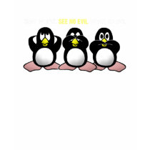 Hear No Evil Penguins t-shirts