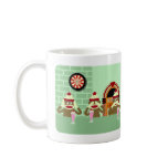 Hear, See, Speak No Evil Sock Monkeys Ice Cream Coffee Mug