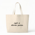 Hear the other side too! canvas bags