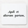Hear the other side too! mouse pads