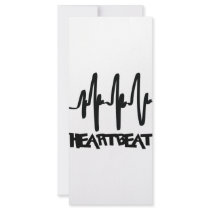 hearbeat ekg love beat rack cards by Tomaniac hearbeat ekg love beat rack cards