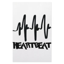 hearbeat ekg love beat stationery