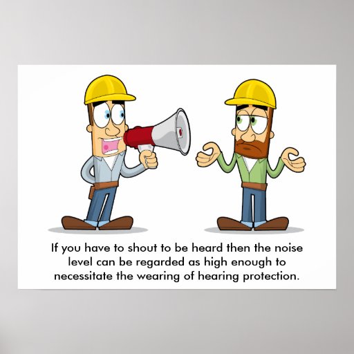 Hearing Protection 001 Poster Zazzle
