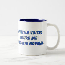 Hearing Voices Humor Mugs