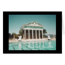 Hearst Castle outdoor pool Card
