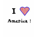 Heart1, America !, I t-shirts