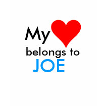 HEART1, My, belongs to, JOE t-shirts